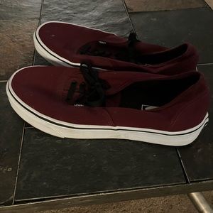 Vans Maroon w/ black laces